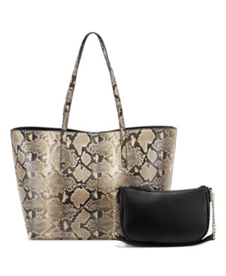 INC International concepts women's Zoiey 2 in 1 Tote BROWN