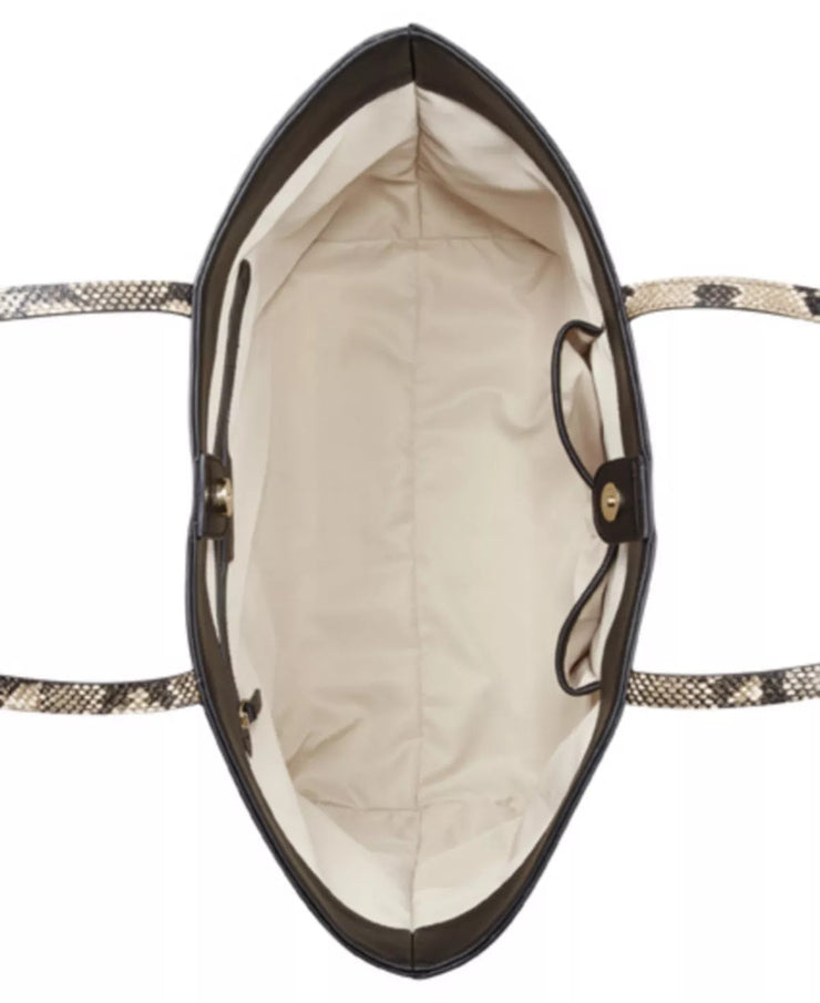 INC International concepts women's Zoiey 2 in 1 Tote BROWN