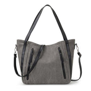 Women crossbody bag Canvas Leather