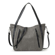 Women crossbody bag Canvas Leather