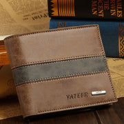 Fashion Men Wallets PU Leather ID Card Holder