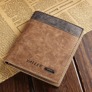 Fashion Men Wallets PU Leather ID Card Holder