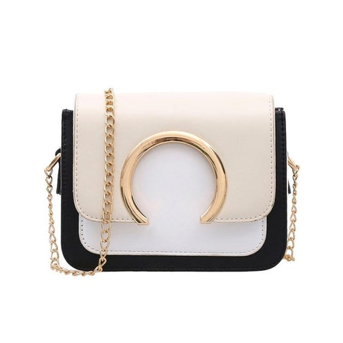 Women's handbag Ring Decoration Patchwork