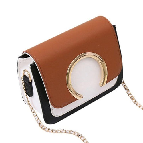 Women's handbag Ring Decoration Patchwork