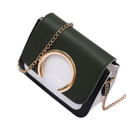 Women's handbag Ring Decoration Patchwork