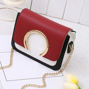 Women's handbag Ring Decoration Patchwork