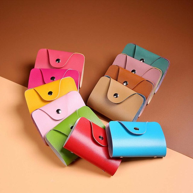 Fashion credit card holder  Men Women Leather