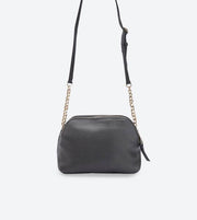 Nine West So Charming Mini Top Zip Closure Crossbody Bag Black