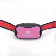 Anti barking collar NO SHOCK collar Pink + EXTRA BATTERY - Dog Training Collar No Shock