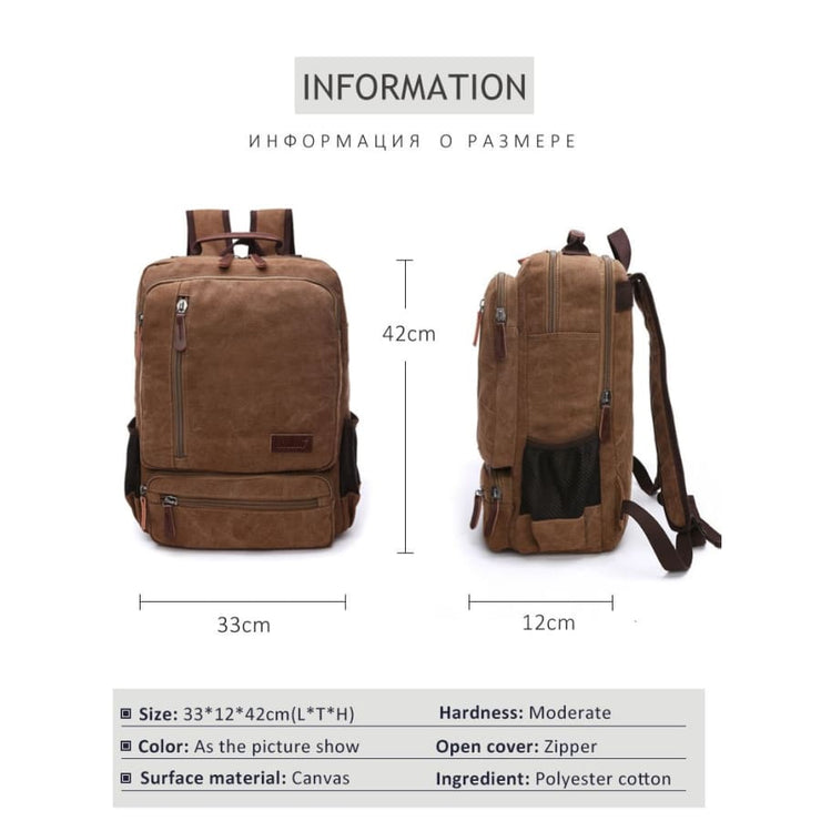 Backpack Men Large Capacity Travel - Backpacp_Oct