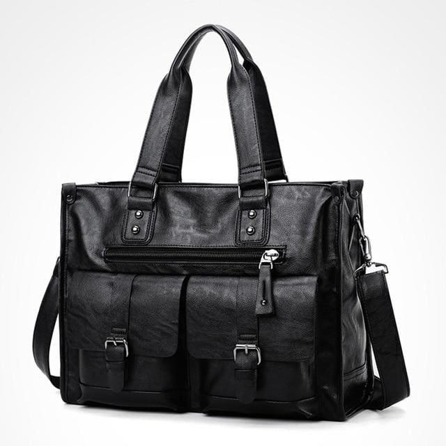 Business men shoulder bags large capacity black - Men_Briefcase