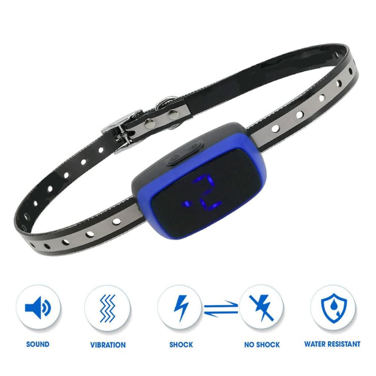 Dog Training Collar Shock or No Shock color BLUE - Dog Training Collar Shock or No Shock