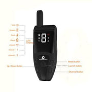 Dog Training Collar with remote Shock or No Shock COLOR Black - Remote Control Dog Training Collar