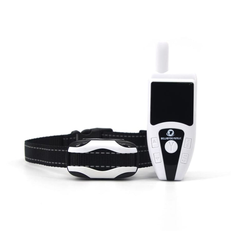Dog Training Collar with remote Shock or No Shock color WHITE - Remote Control Dog Training Collar