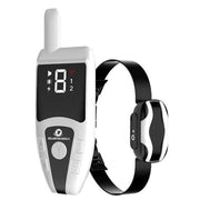 Dog Training Collar with remote Shock or No Shock color WHITE - Remote Control Dog Training Collar
