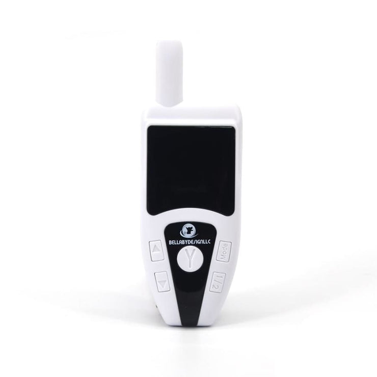Dog Training Collar with remote Shock or No Shock color WHITE - Remote Control Dog Training Collar