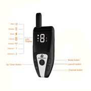 Dog Training Collar with remote Shock or No Shock color white/black - Remote Control Dog Training Collar