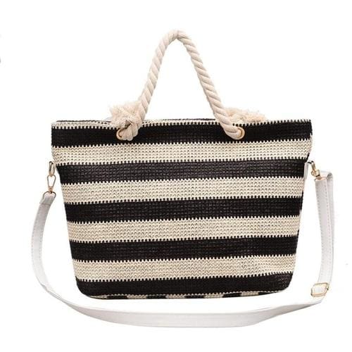 Fashion Women handbag Stripe Crossbody Bags Simple - 1 - Canvas_Tote_2020