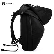 Laptop backpack fashion large capacity - Black With Hat / 18 inch 32X12X48cm - Backpacp_Oct