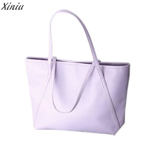 Luxury bags for Women shoulder Simple spring - Purple - Canvas_Tote_2020