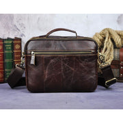 Male shoulder messenger bag cowhide - Men_Briefcase