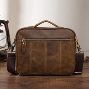 Male shoulder messenger bag cowhide - Men_Briefcase