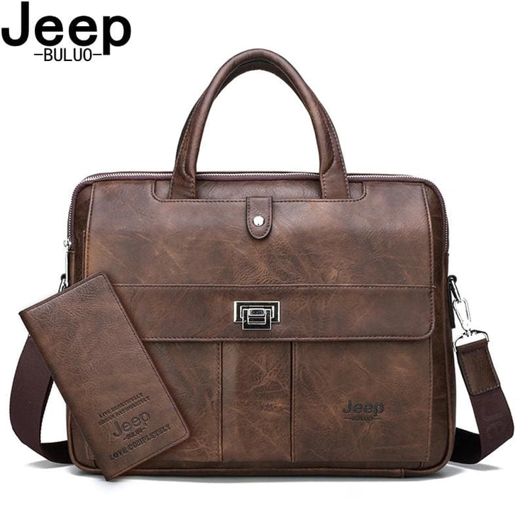 Man briefcase big size 15 inches laptop bags - Men_Briefcase