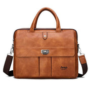 Man briefcase big size 15 inches laptop bags - Only Bag Orange - Men_Briefcase