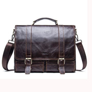 Men briefcase 13inch laptop handbag - coffee - Men_Briefcase