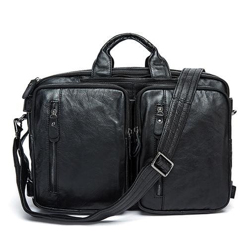Men briefcase messenger bag laptop bags - 432black - Men_Briefcase