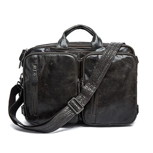 Men briefcase messenger bag laptop bags - 432gray - Men_Briefcase