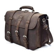 Men handbag vintage crazy horse leather messenger bag - Men_Briefcase