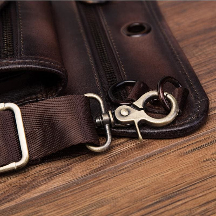 Men travel shoulder crossbody messenger bag - Men_Briefcase