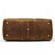 Mens Crazy Horse Leather Travel Bag Cow Leather - Men_Briefcase