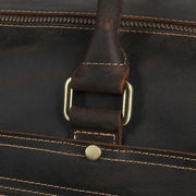 Mens Crazy Horse Leather Travel Bag Cow Leather - Men_Briefcase