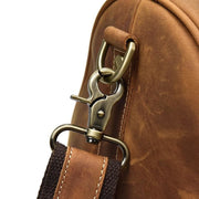 Mens Crazy Horse Leather Travel Bag Cow Leather - Men_Briefcase