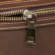 Mens Crazy Horse Leather Travel Bag Cow Leather - Men_Briefcase