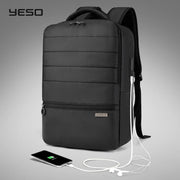 Mens laptop backpack with USB charging waterproof - Backpacp_Oct