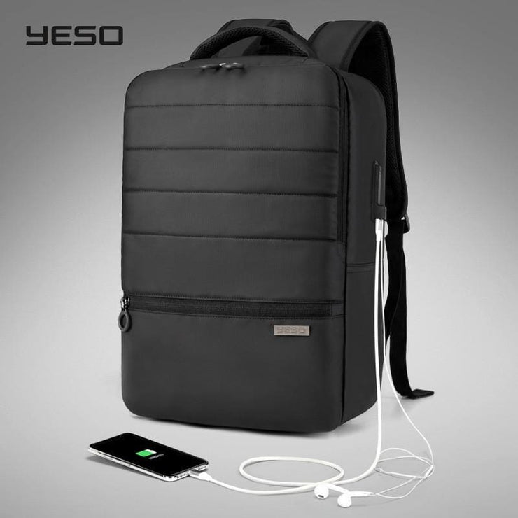 Mens laptop backpack with USB charging waterproof - Backpacp_Oct