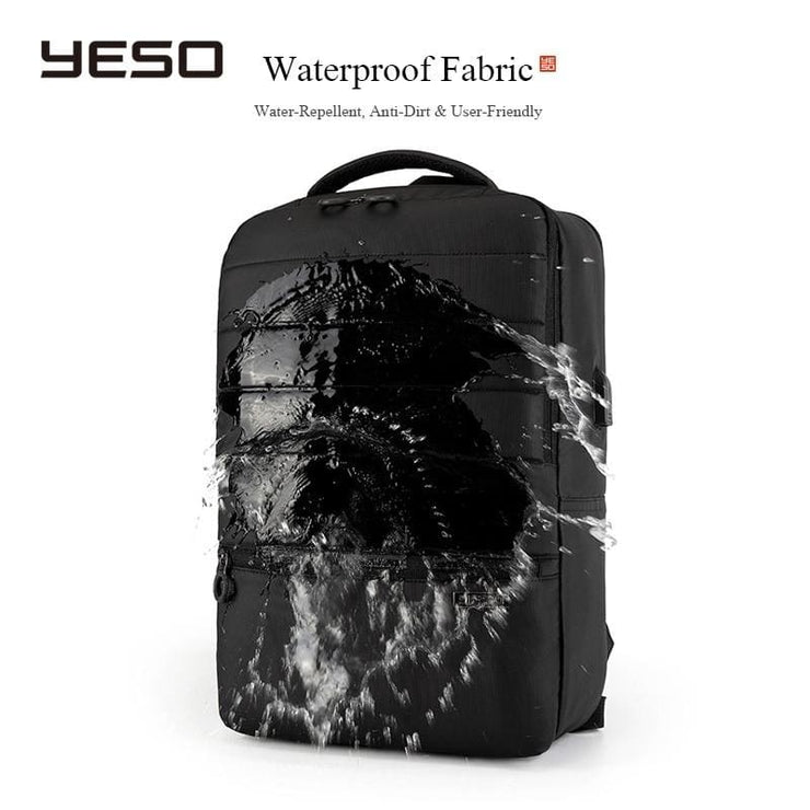 Mens laptop backpack with USB charging waterproof - Backpacp_Oct
