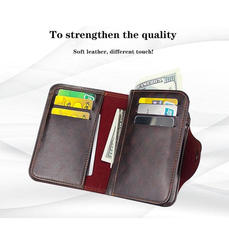 Mens wallet magnetic snap - wallet