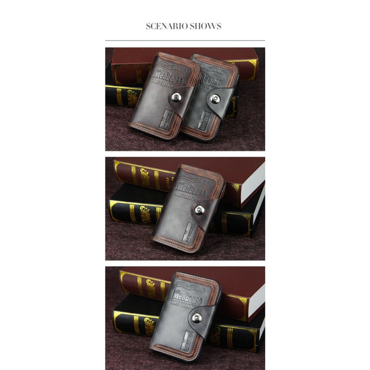 Mens wallet magnetic snap - wallet