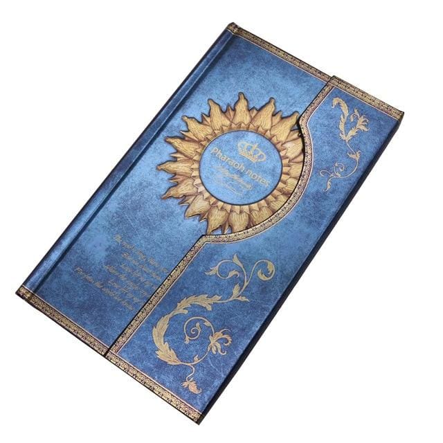 Mysterious Retro Magnet Buckle Magic Notebook Diary - Blue 1 pcs / 192 by 115 by 18mm - wallet
