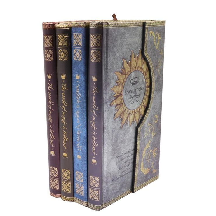 Mysterious Retro Magnet Buckle Magic Notebook Diary - wallet