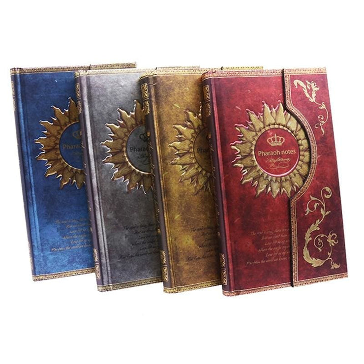 Mysterious Retro Magnet Buckle Magic Notebook Diary - wallet
