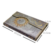Mysterious Retro Magnet Buckle Magic Notebook Diary - wallet