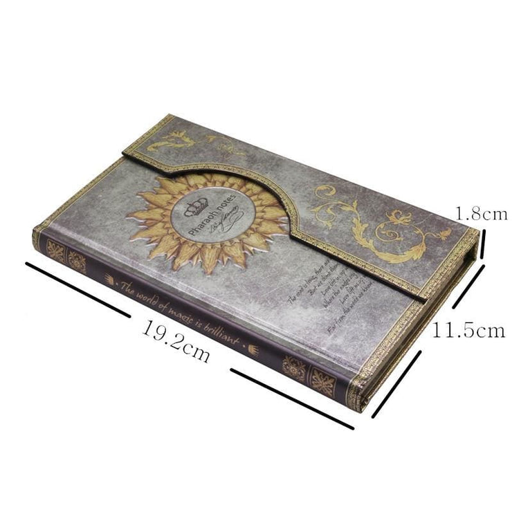 Mysterious Retro Magnet Buckle Magic Notebook Diary - wallet