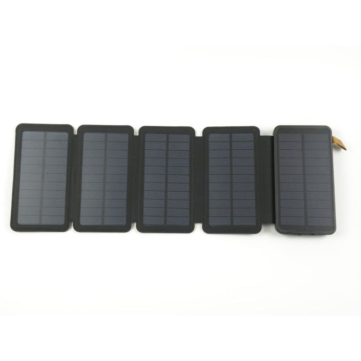 Power bank Portable 5 mini Solar Panels - Black / 155*82*15mm - Portable 5 mini Solar Panels