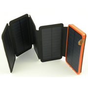 Power bank Portable 5 mini Solar Panels - Orange / 155*82*15mm - Portable 5 mini Solar Panels