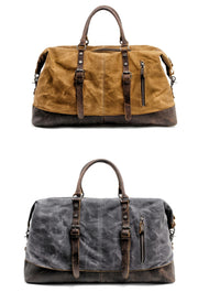 Canvas Leather Travel Duffel Bags